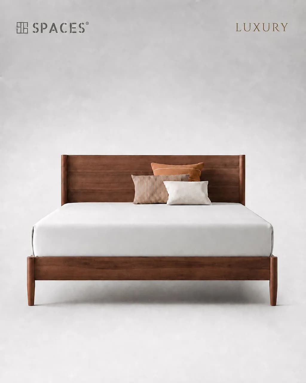 Walnut Luxury Bed