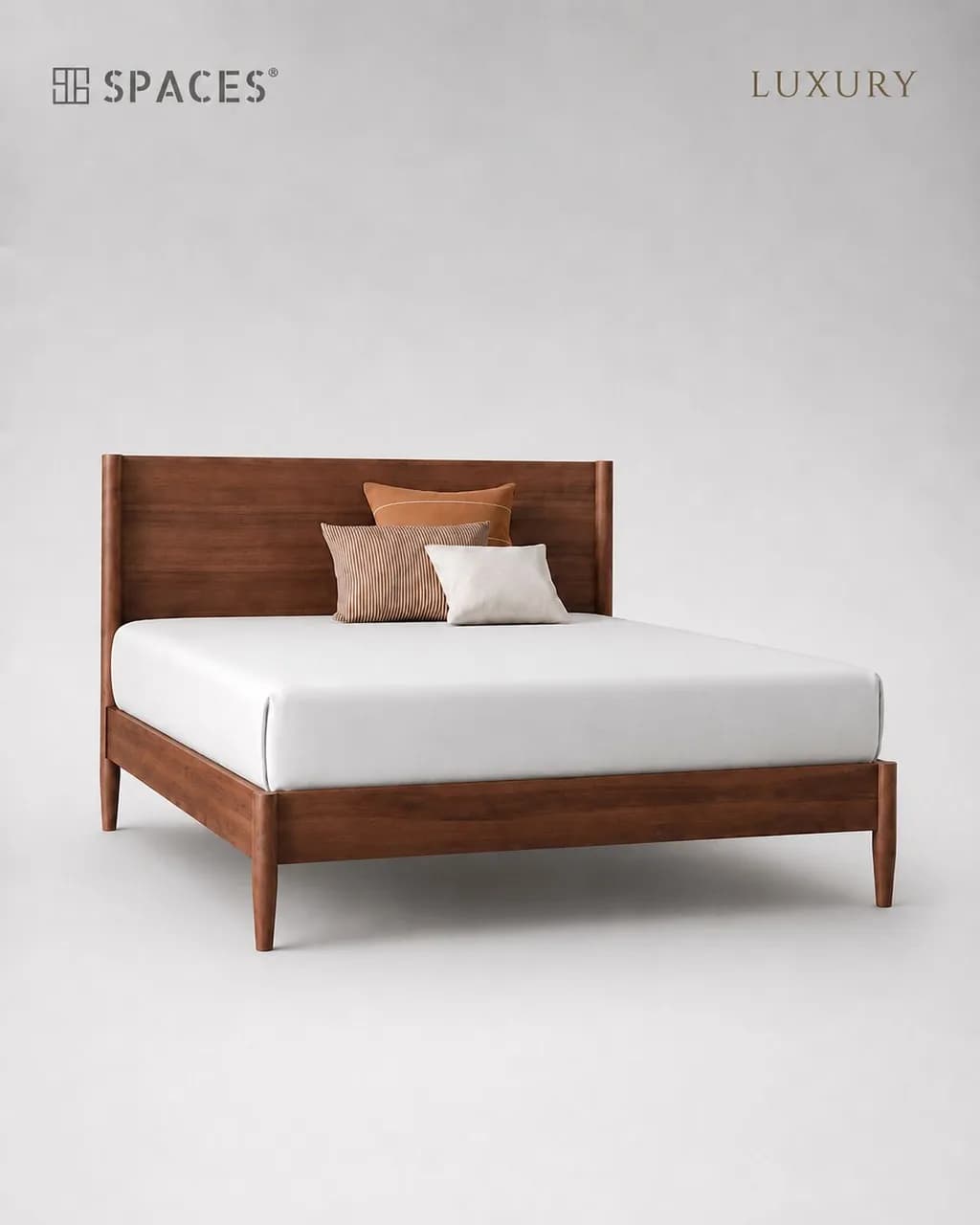 Walnut Luxury Bed