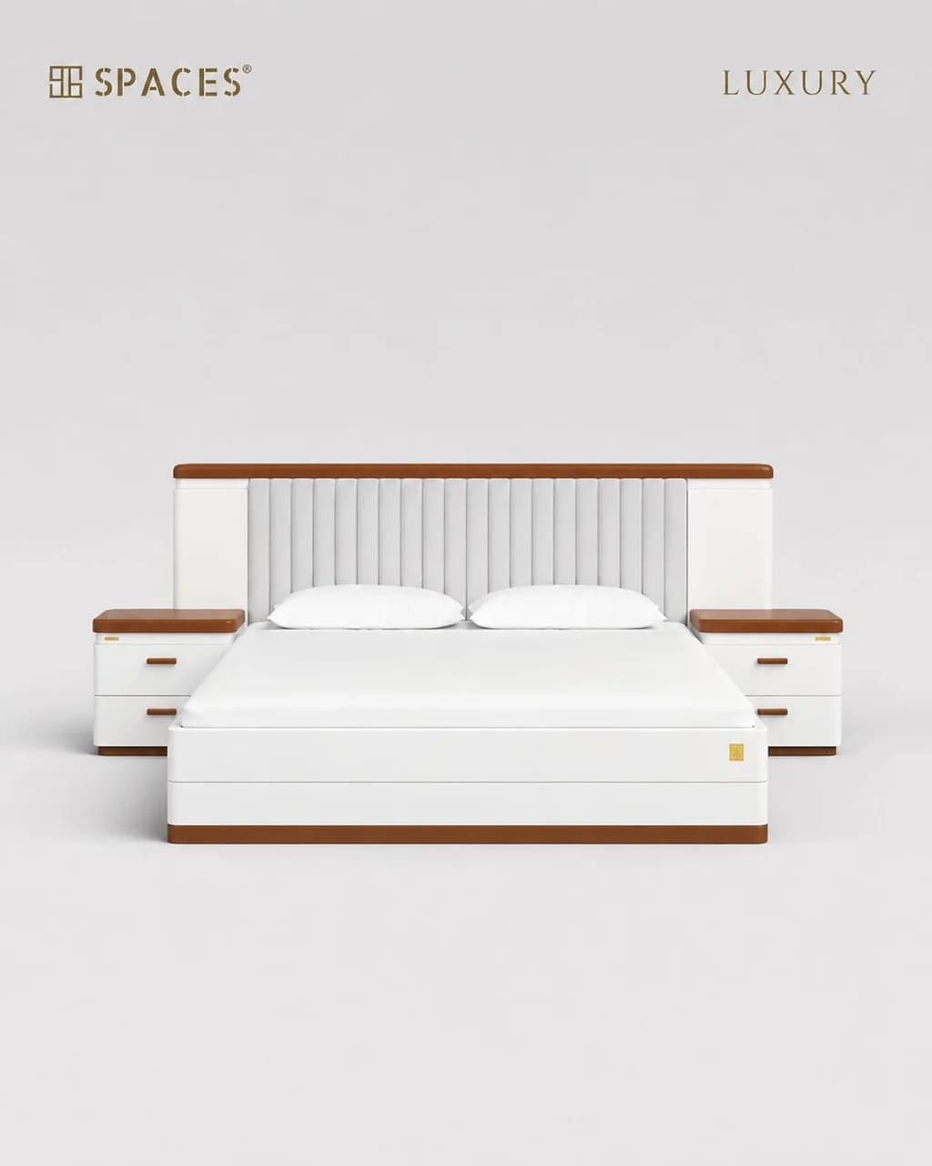 Lumen Luxury Bed with Bedside Table