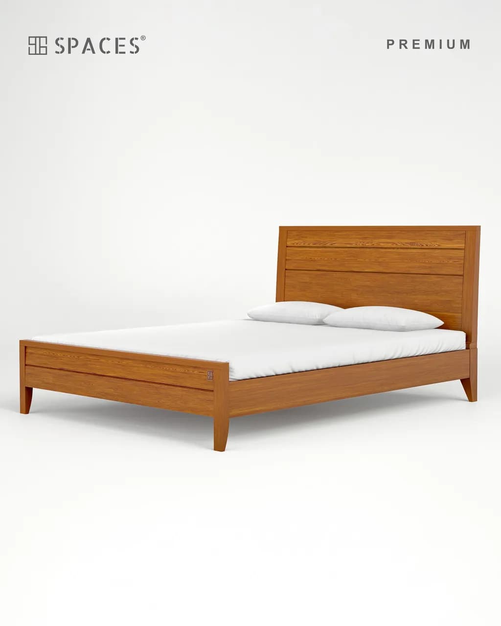 Honey Walnut Premium Bed