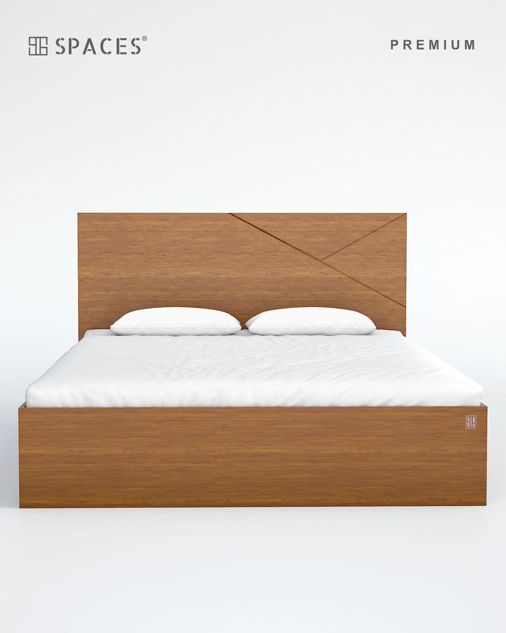 Honey Walnut Premium Bed