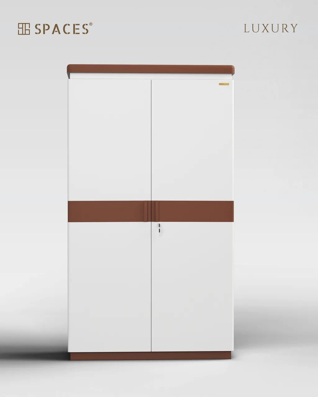 Lumen Luxury Wardrobe with Wooden Accent