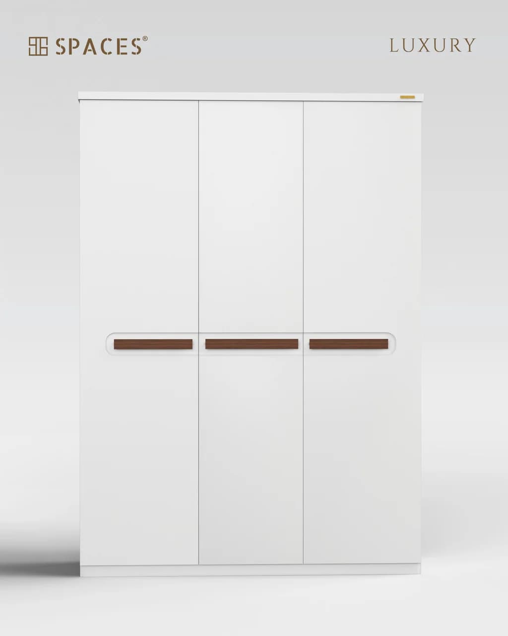 Lumen Luxury Wardrobe with Wooden Accent