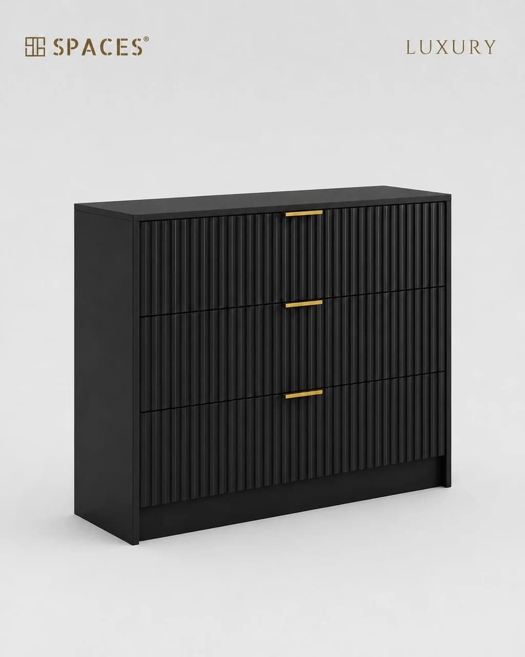 Black Luxury Chest of Drawers