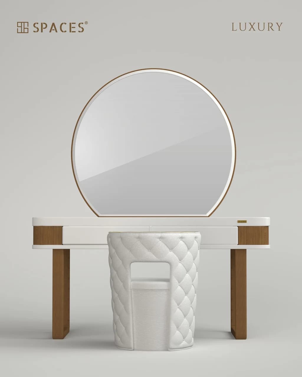 Dual Tone Luxury Dressing Table