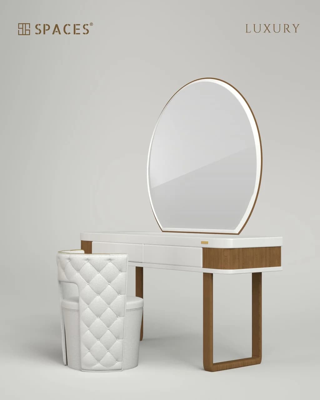 Dual Tone Luxury Dressing Table