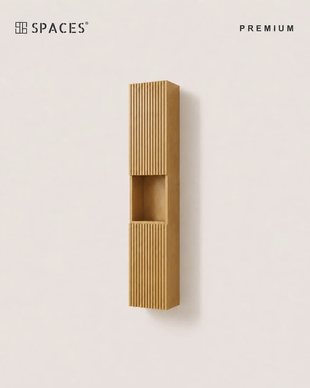 Natural Wood Premium Wall Cabinet