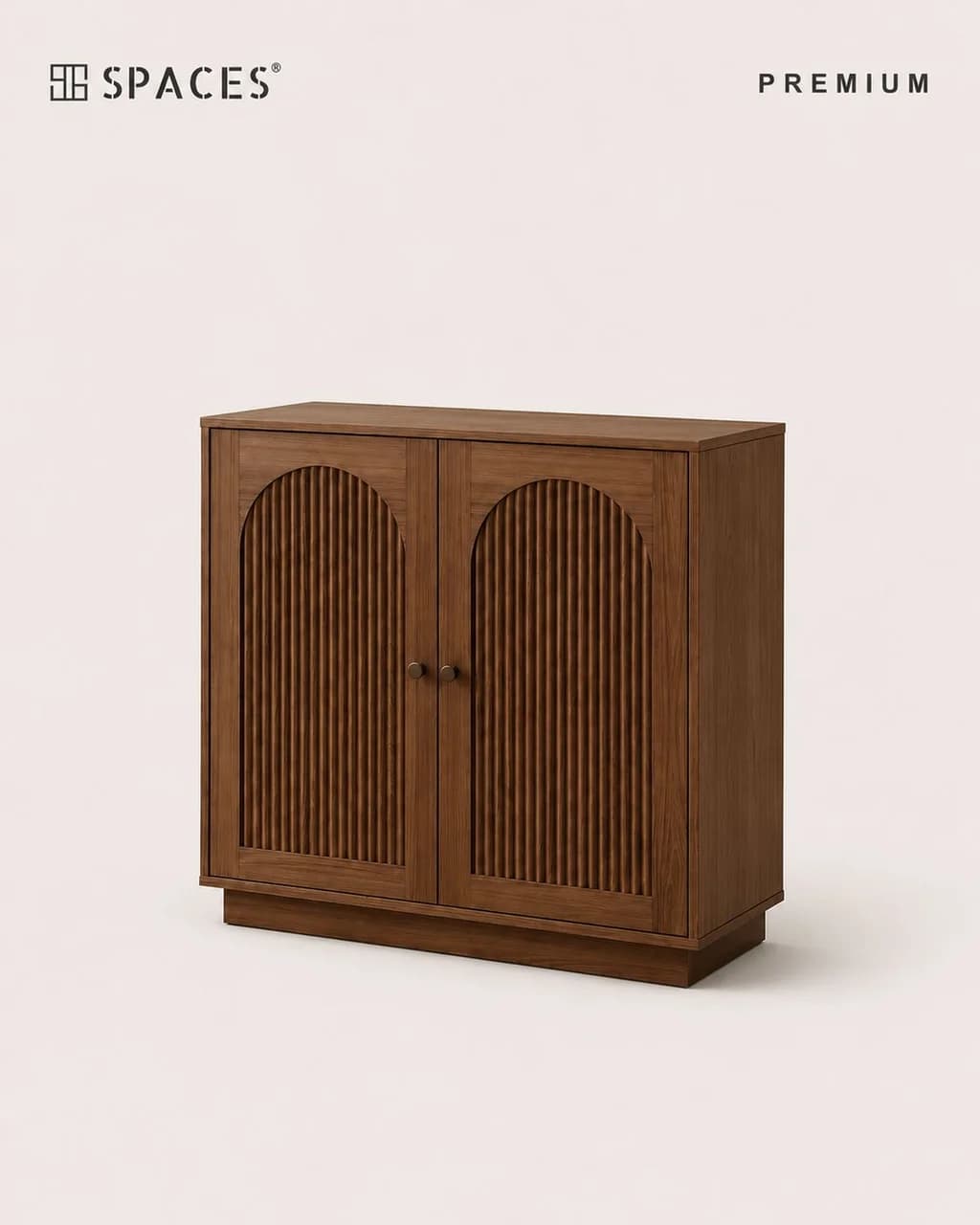Dark Walnut Premium Storage Cabinet