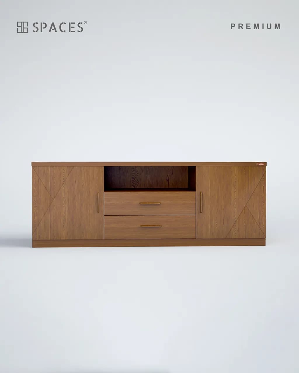 Honey Walnut Premium TV Cabinet