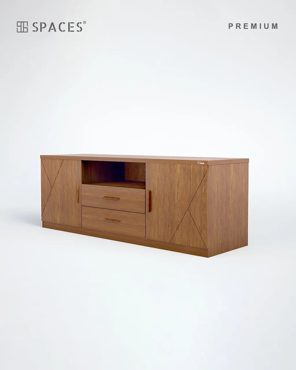 Honey Walnut Premium TV Cabinet