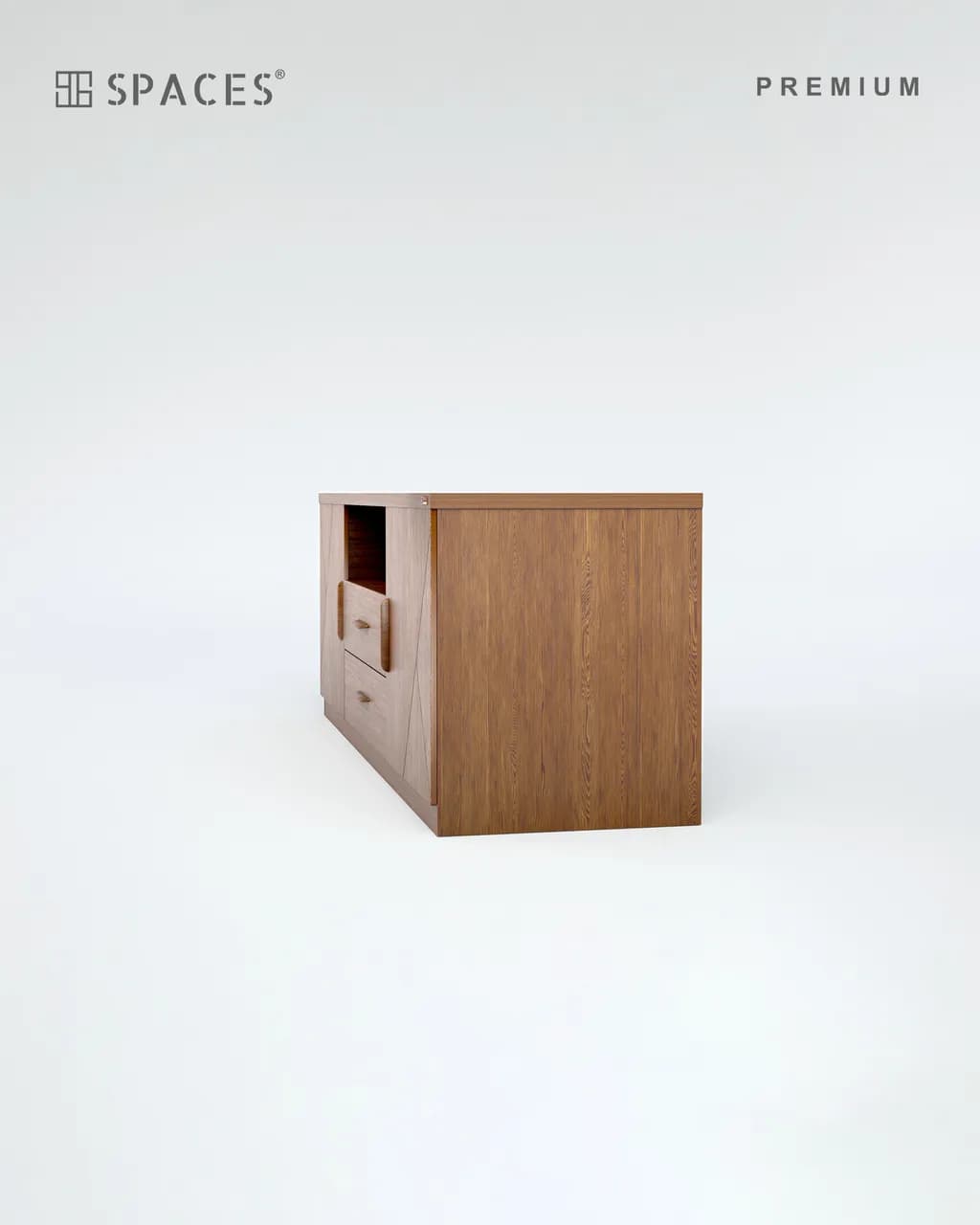 Honey Walnut Premium TV Cabinet