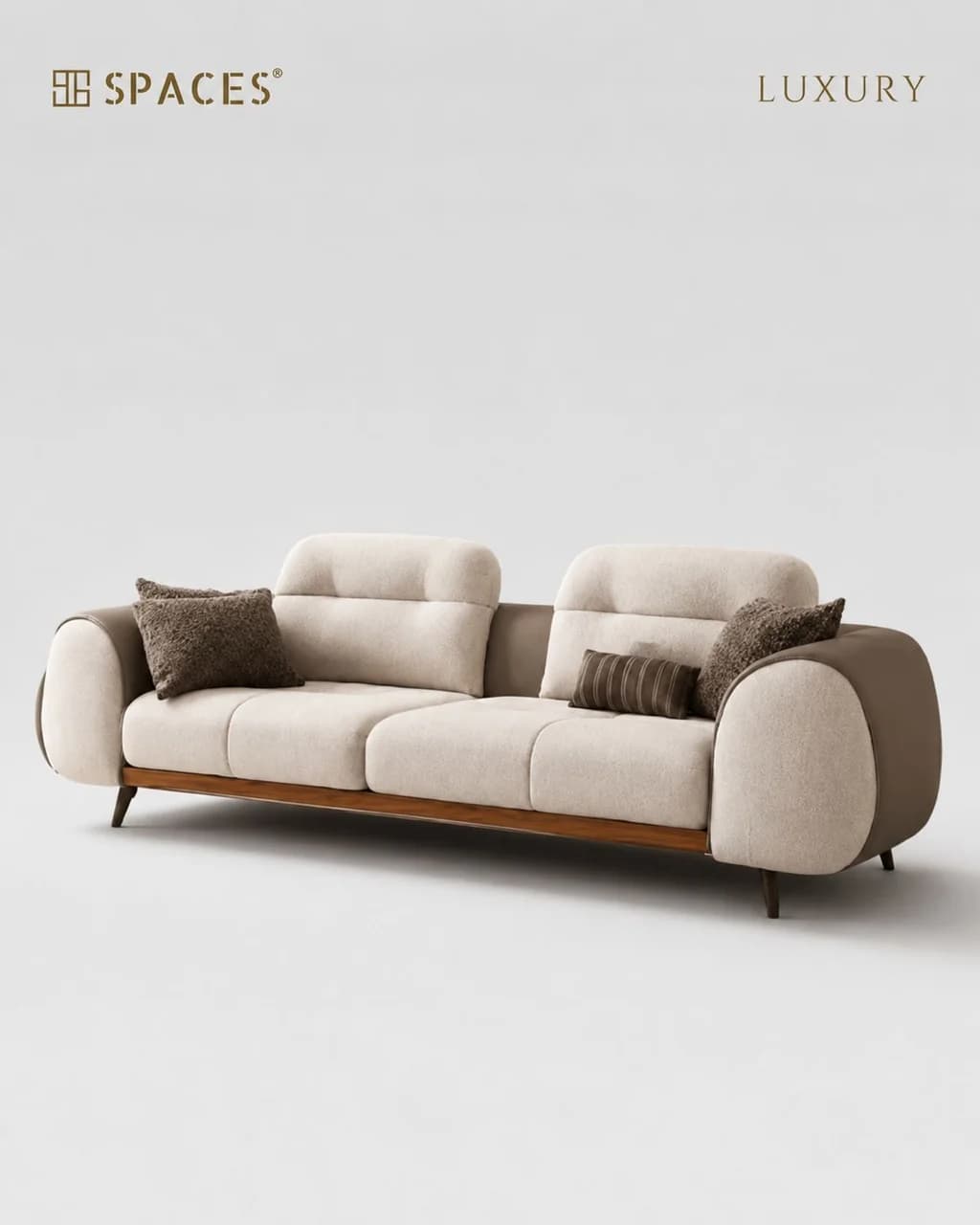 Off White Luxury Sofa (Double)
