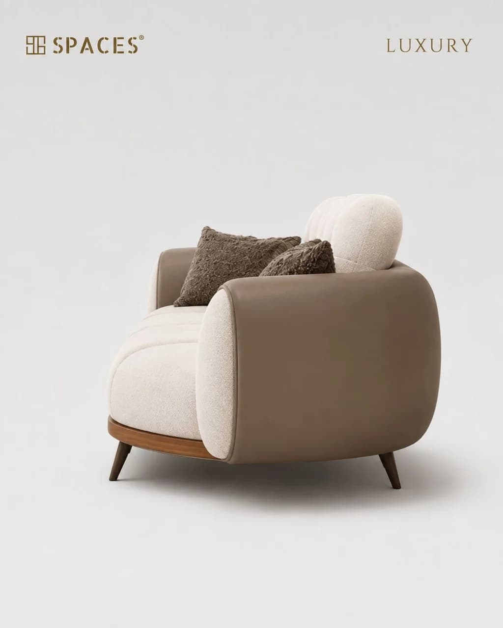 Off White Luxury Sofa (Double)