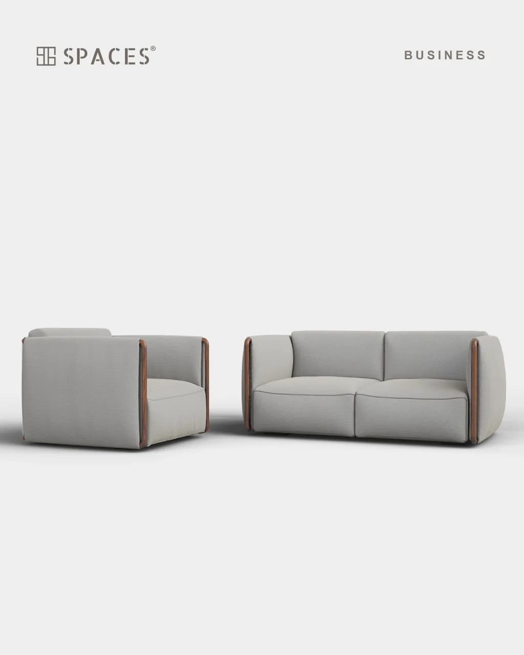 SuperSoft Padded Business Sofa Set