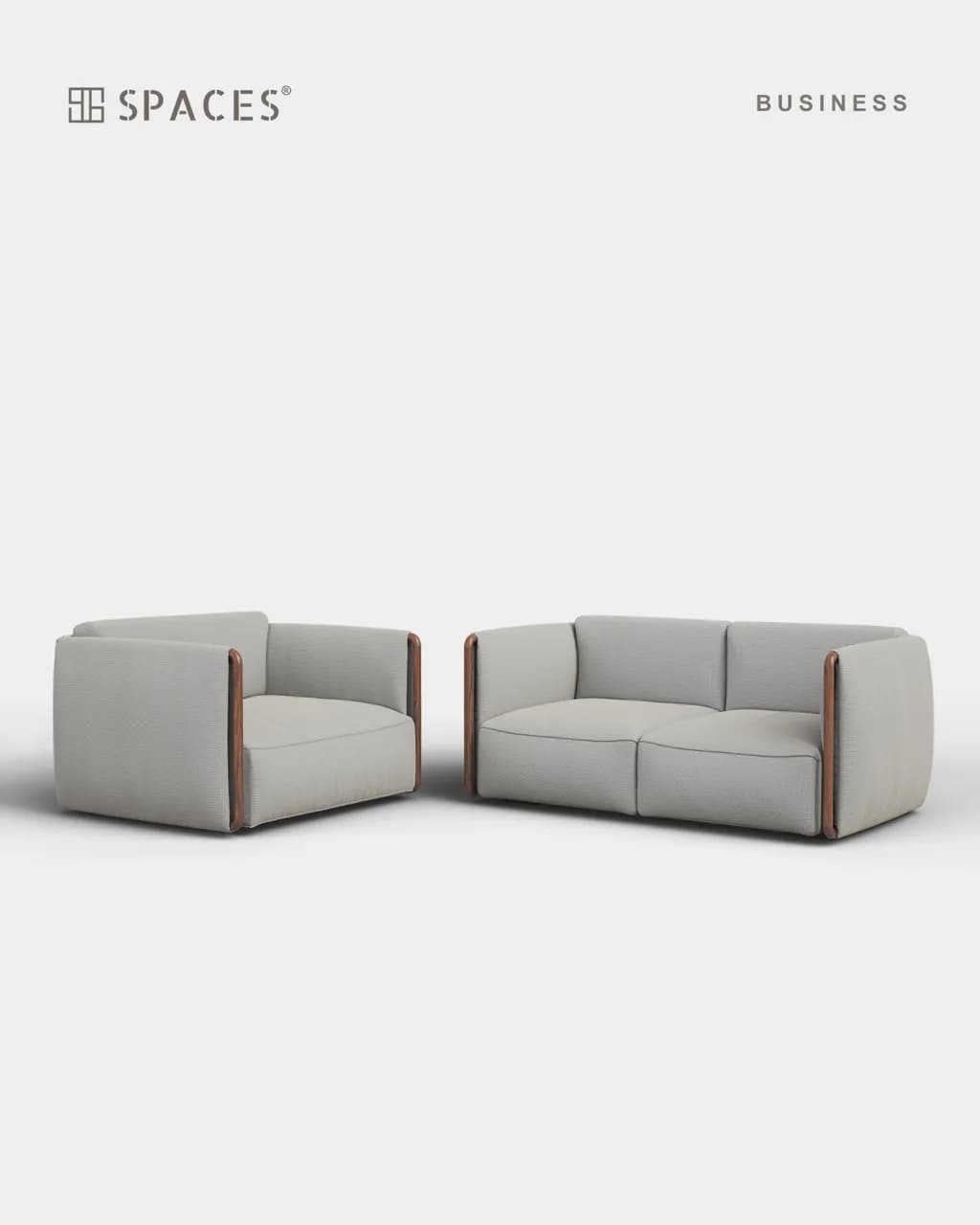 SuperSoft Padded Business Sofa Set