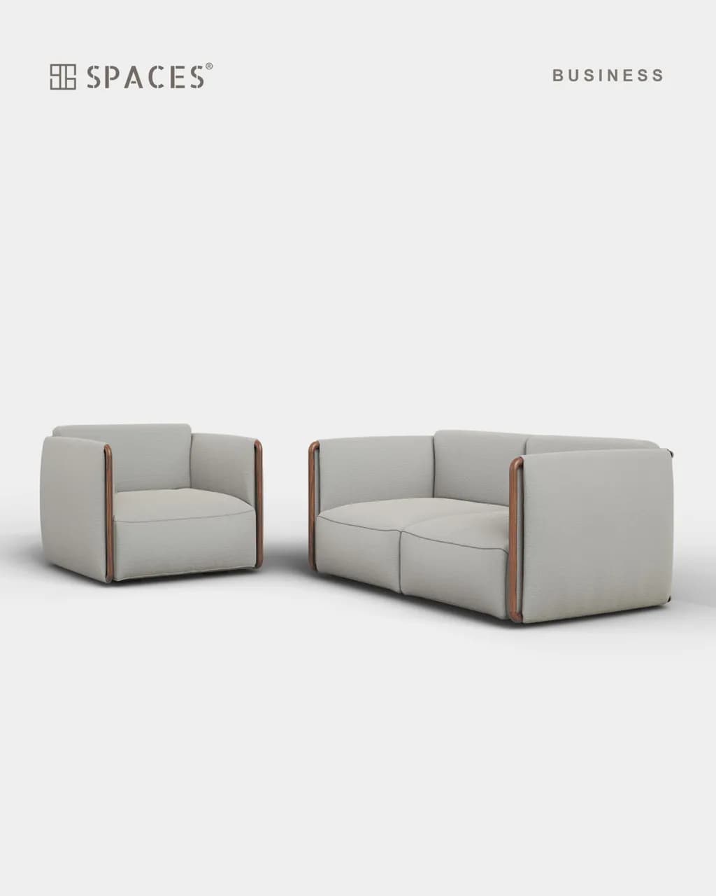 SuperSoft Padded Business Sofa Set
