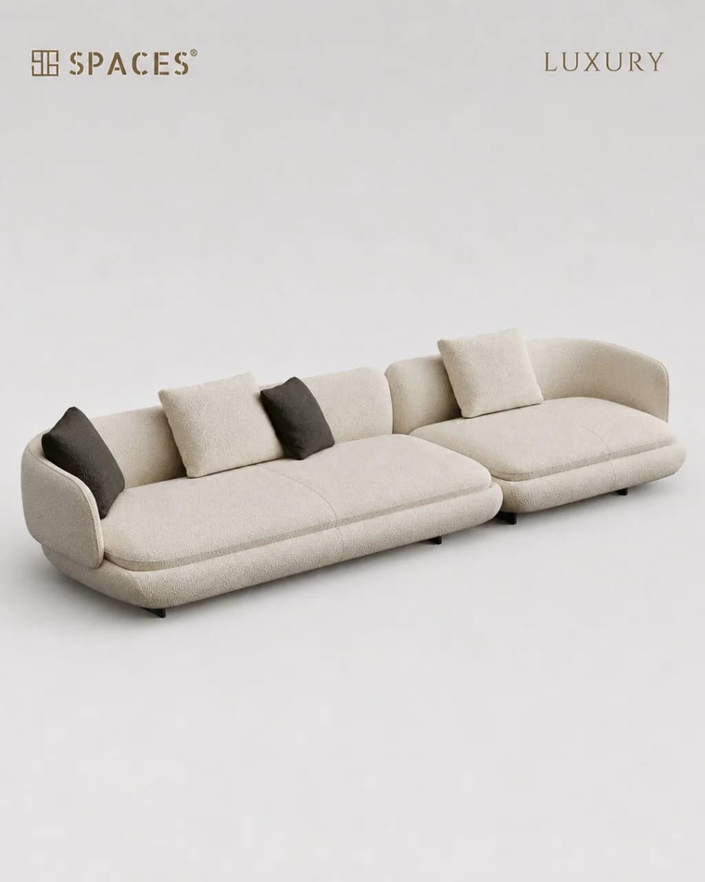 Ivory Super Soft Luxury Sofa Set