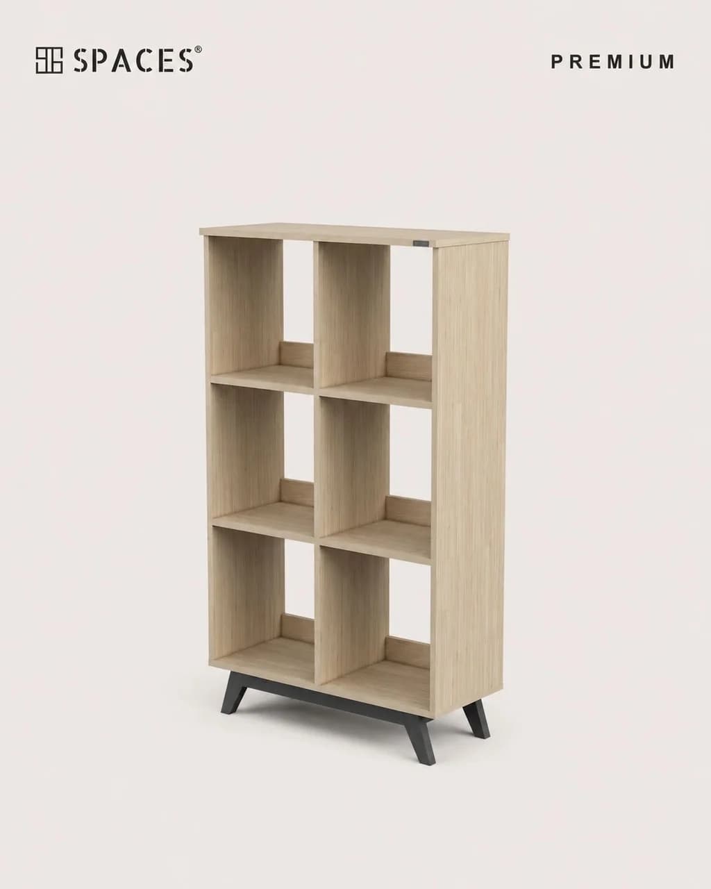 Natural Wood Premium Bookshelf