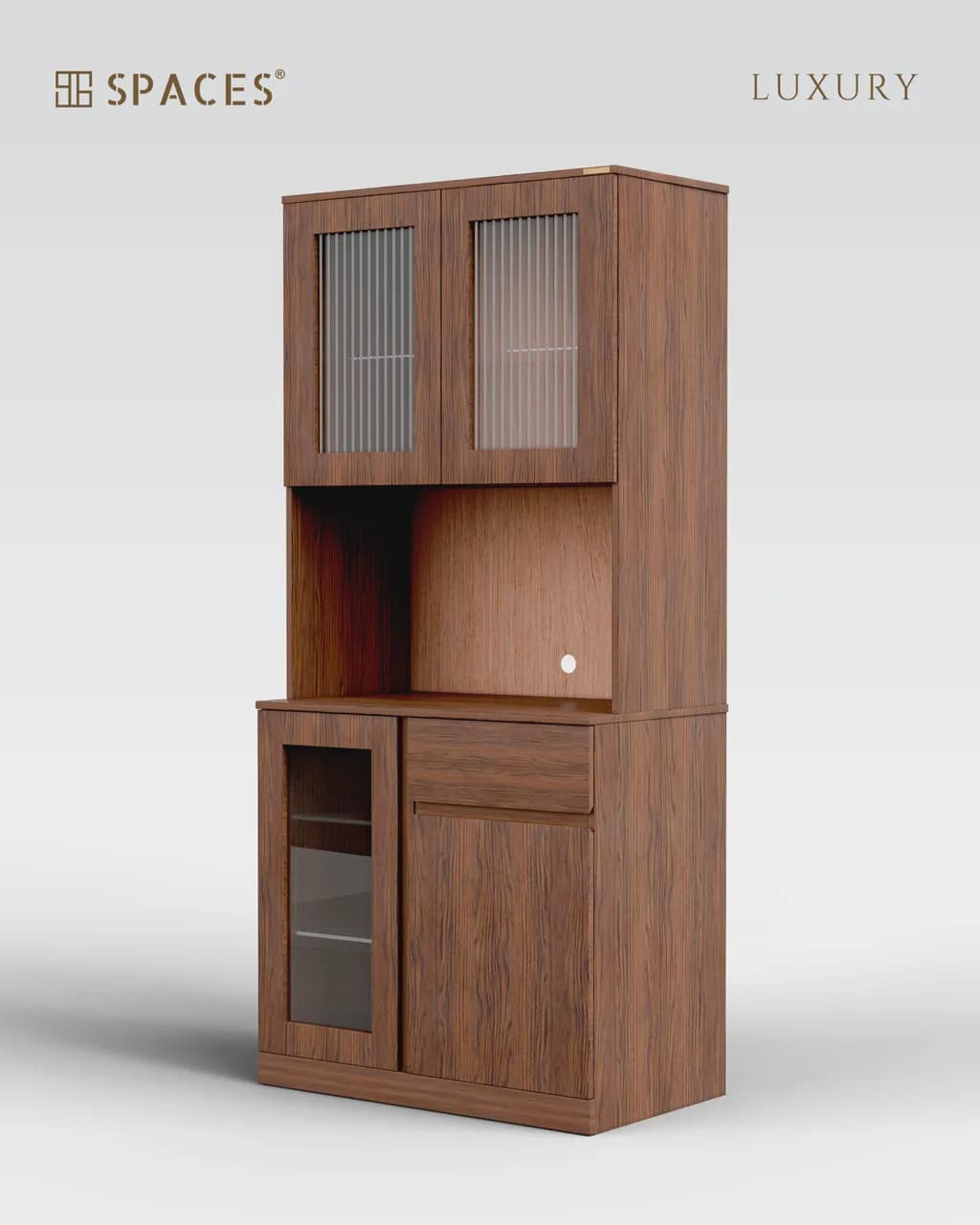 Walnut Premium Kitchen Cabinet