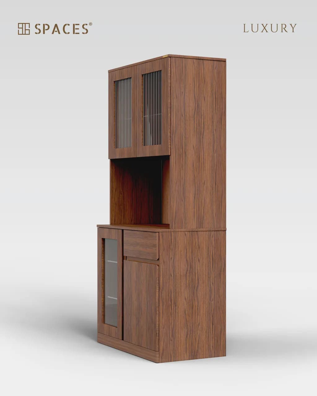 Walnut Premium Kitchen Cabinet