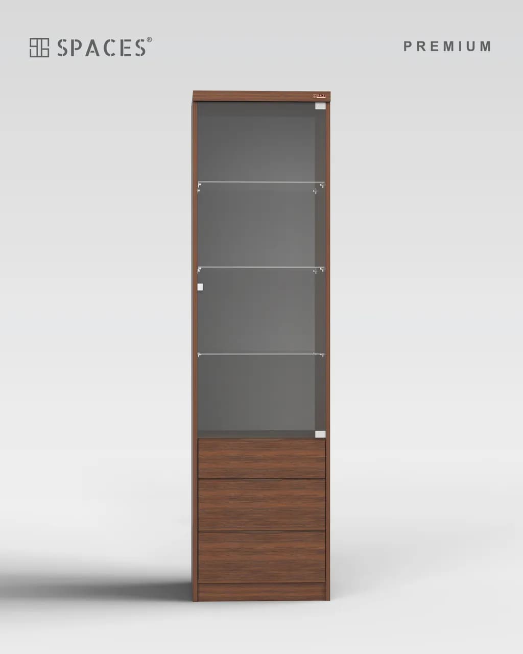 Dark Walnut Premium Showcase