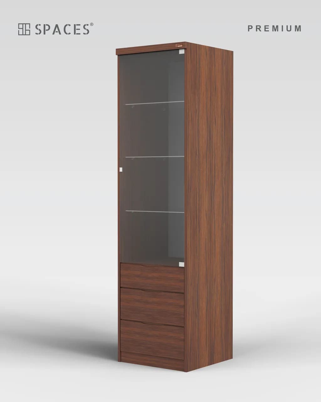 Dark Walnut Premium Showcase