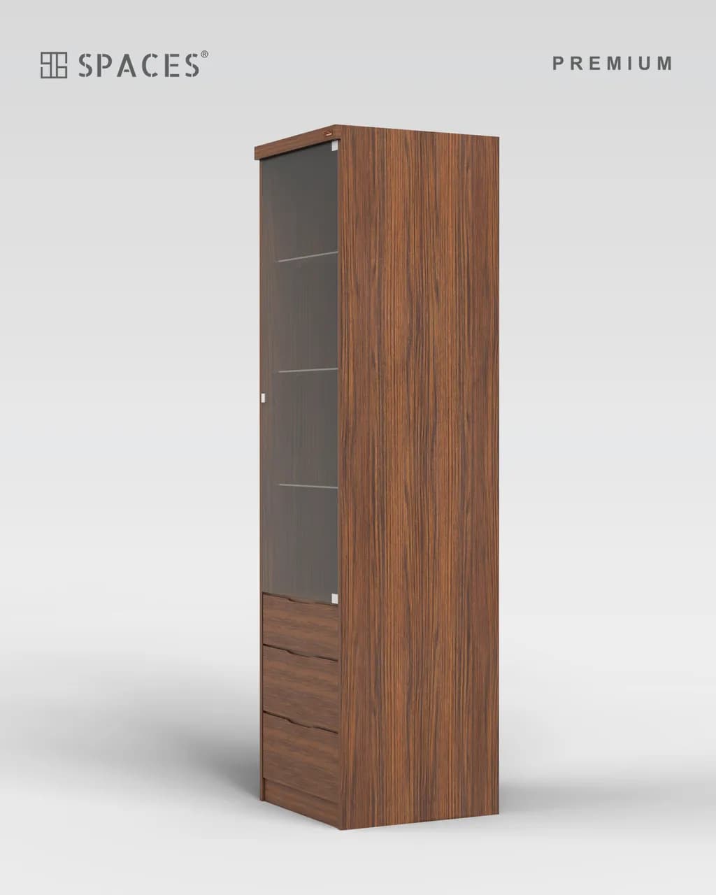 Dark Walnut Premium Showcase