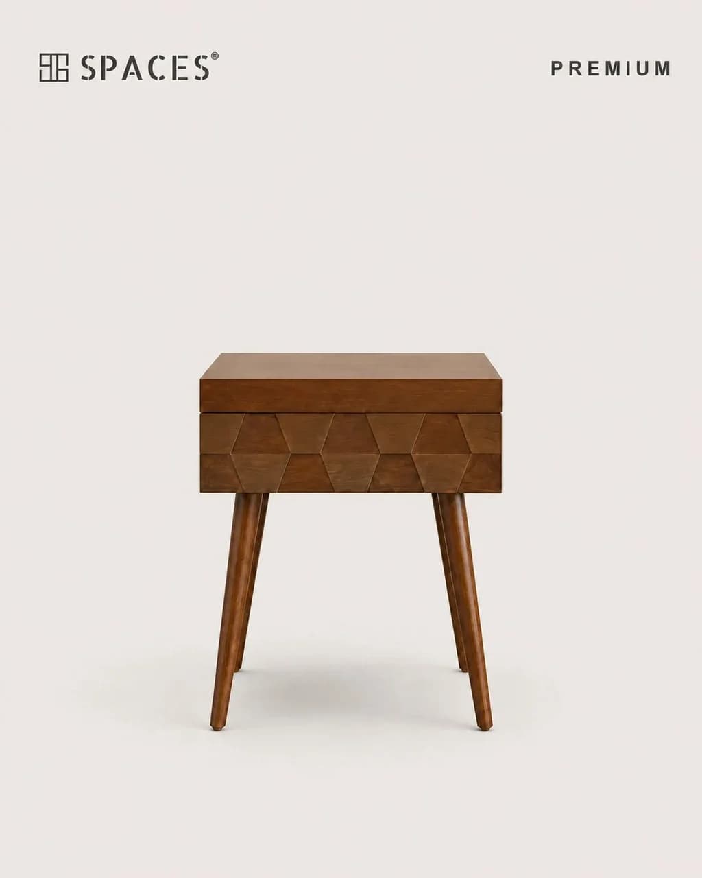 Walnut Premium Bedside Table