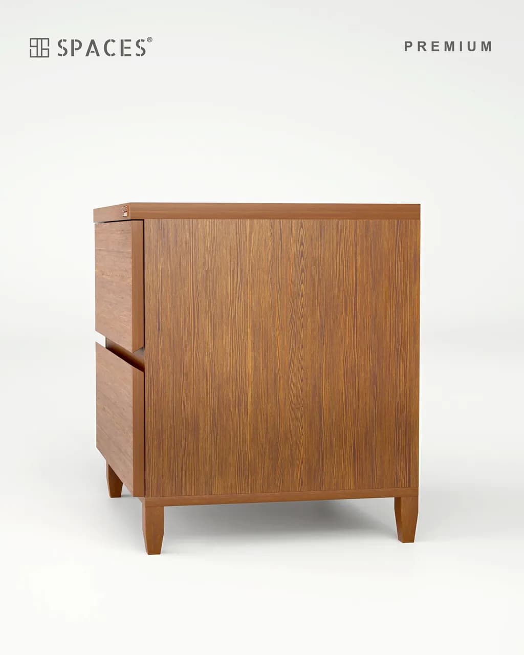 Honey Walnut Premium Bedside Table