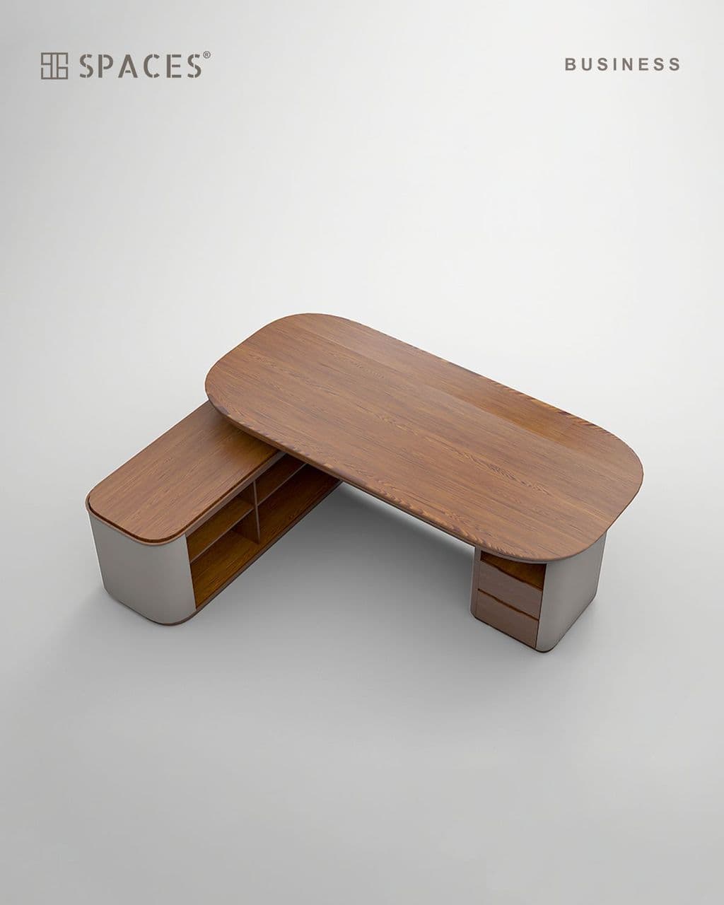 Two-Tone Business Executive Table