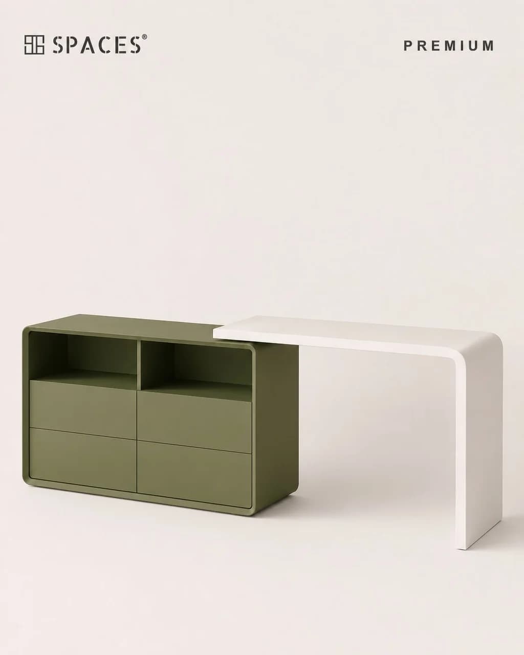 Two-Tone Luxury Reading Table