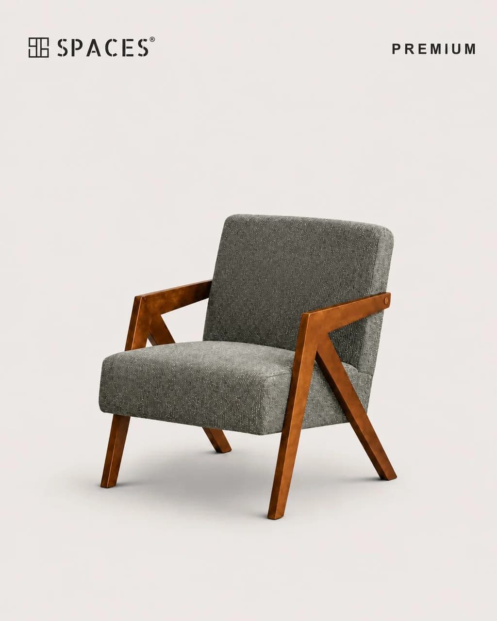 Olive Grey Premium Armchair