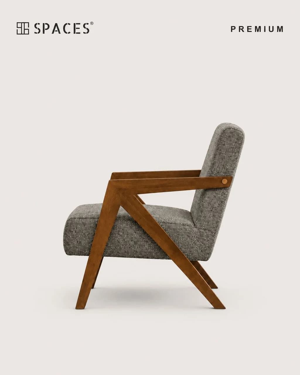 Olive Grey Premium Armchair