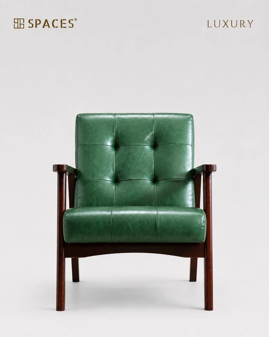 Forest Leather Luxury Armchair