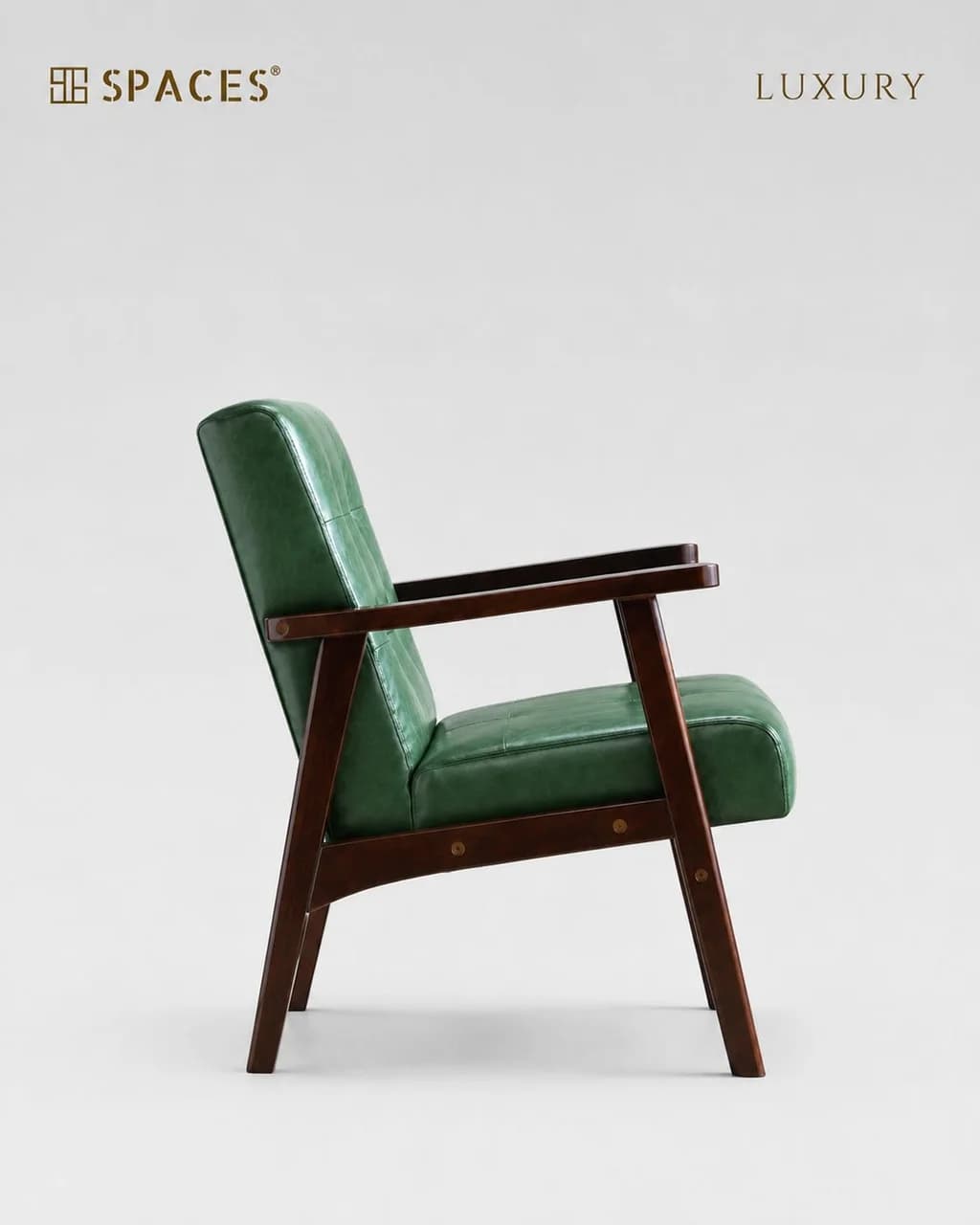 Forest Leather Luxury Armchair