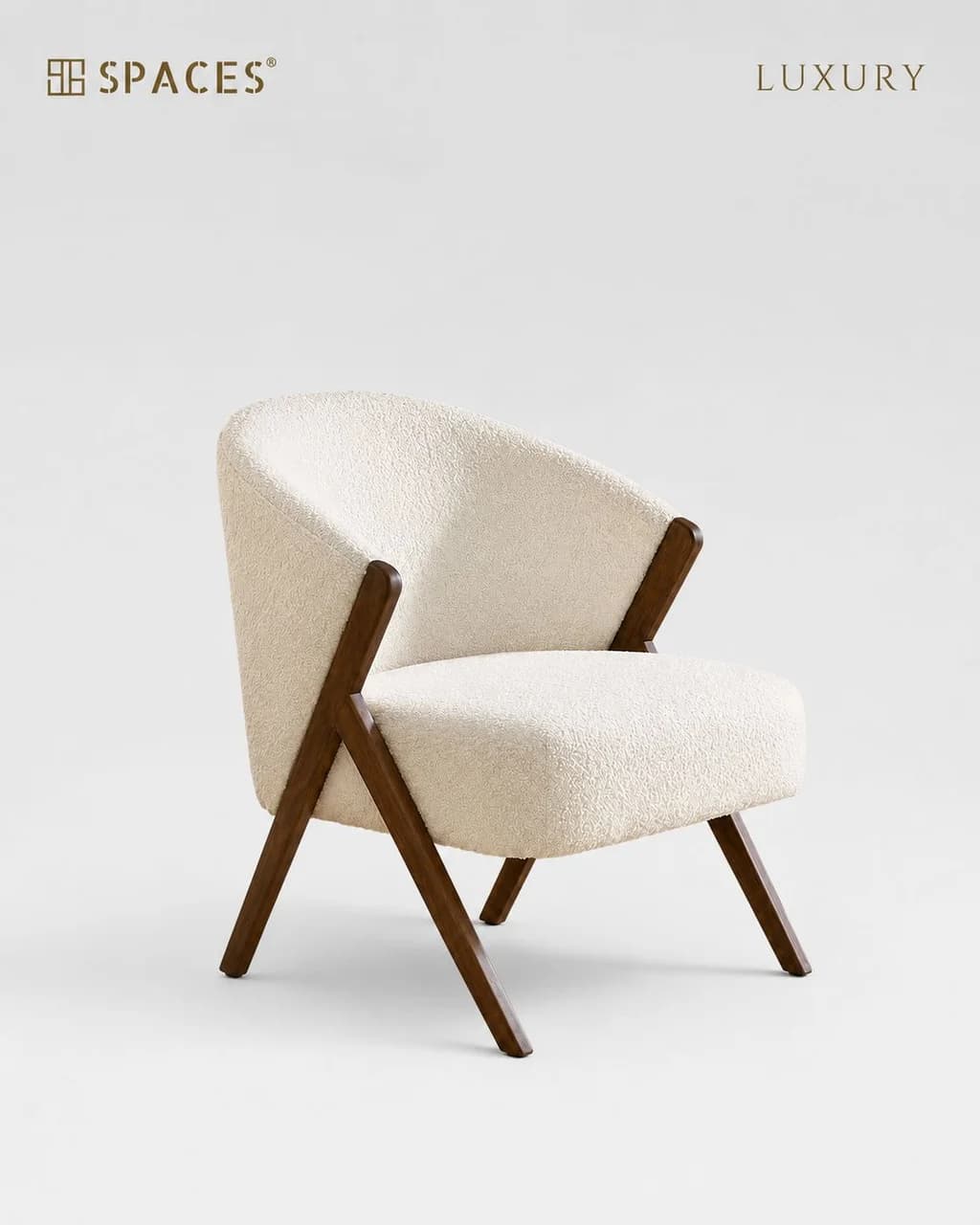 Ivory Luxury Lounge Chair