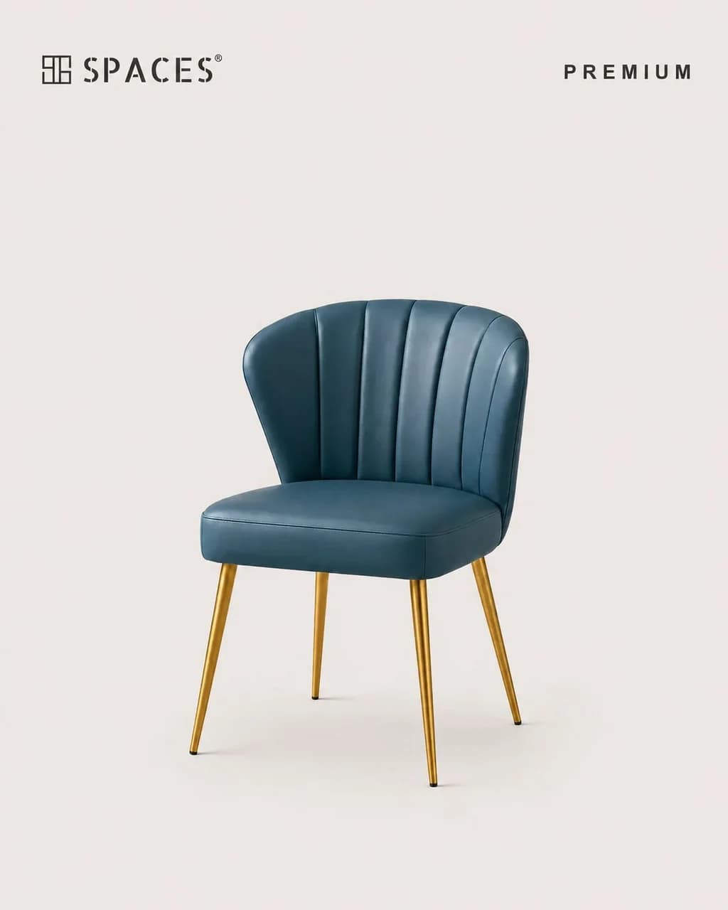 Steel Blue Premium Accent Chair