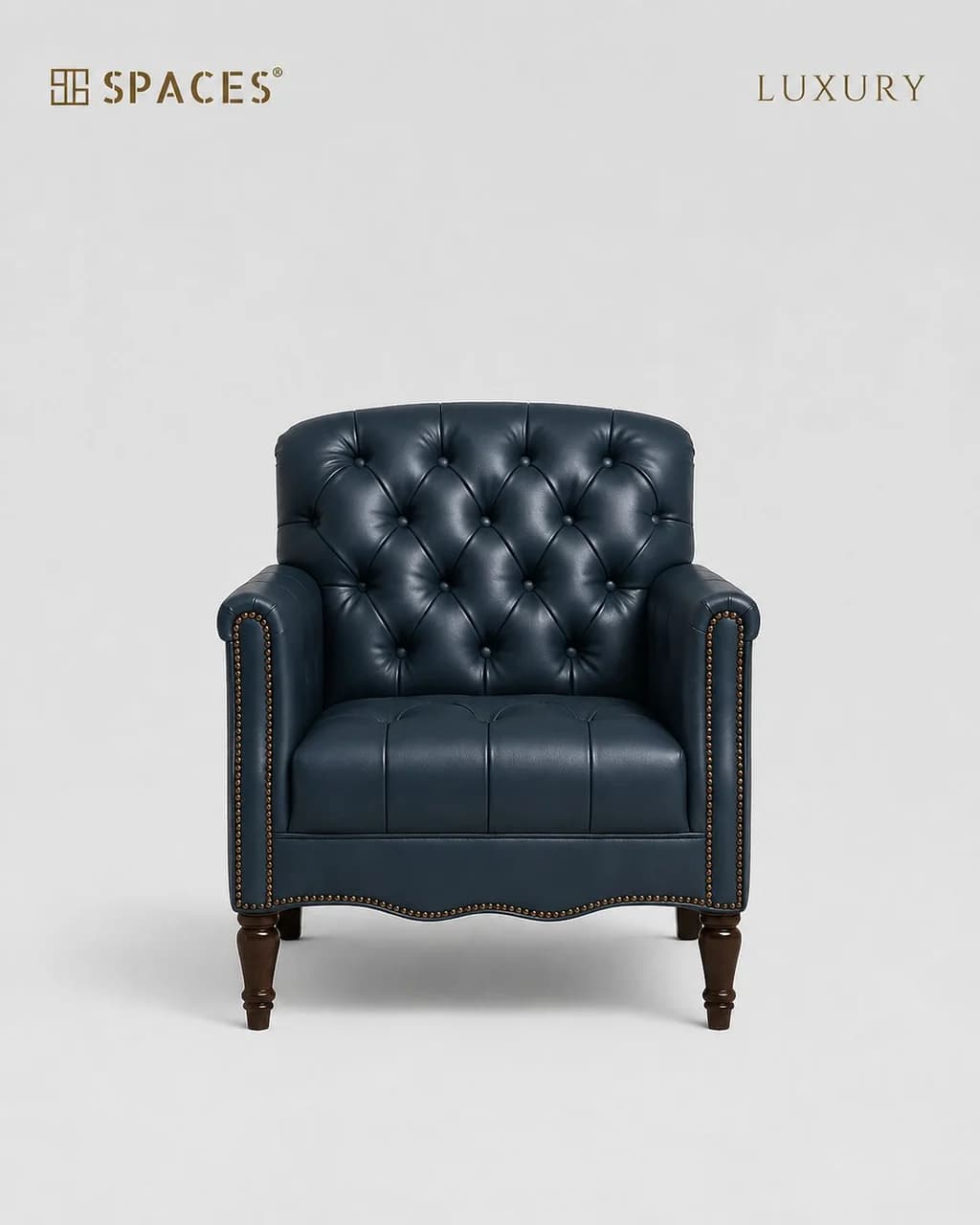 Dark Navy Luxury Armchair