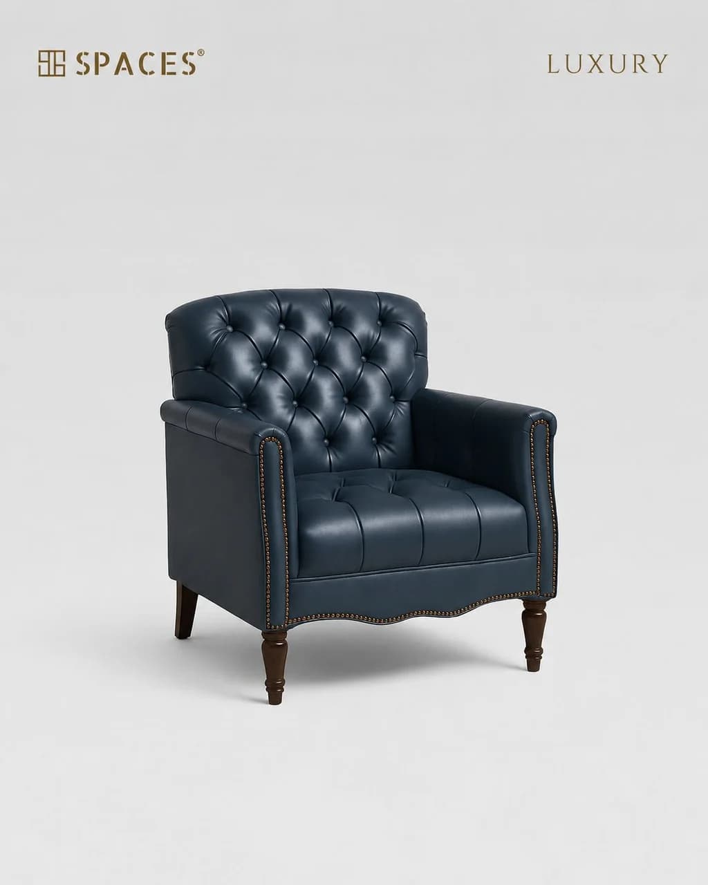 Dark Navy Luxury Armchair