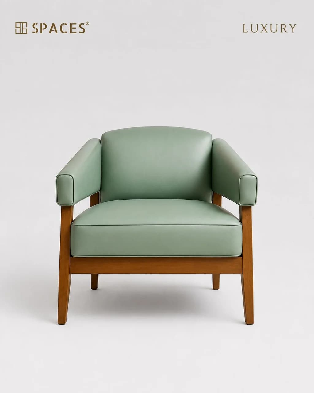 Mint-Green Luxury Armchair