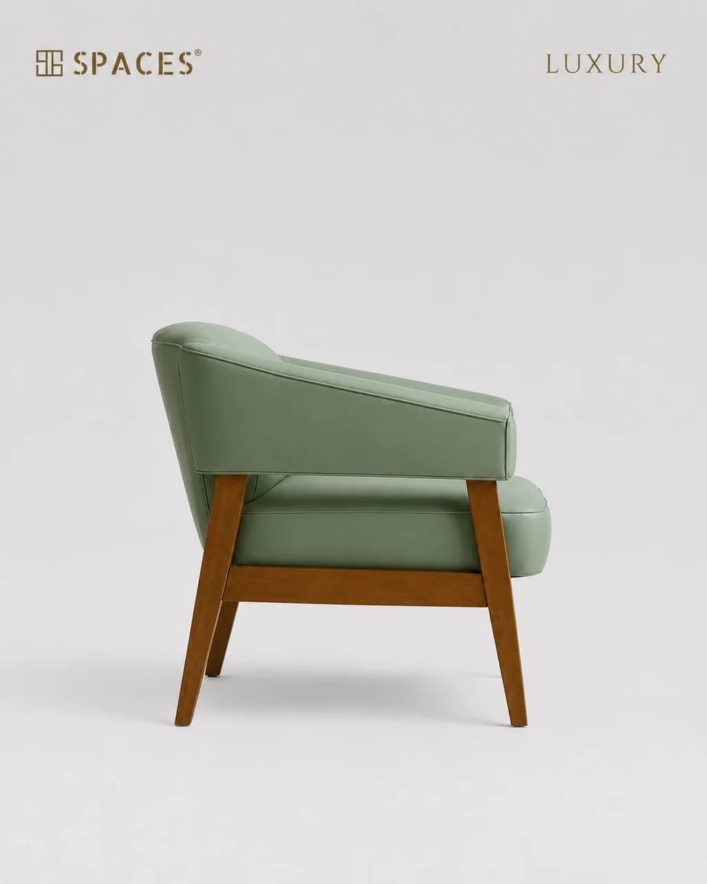 Mint-Green Luxury Armchair