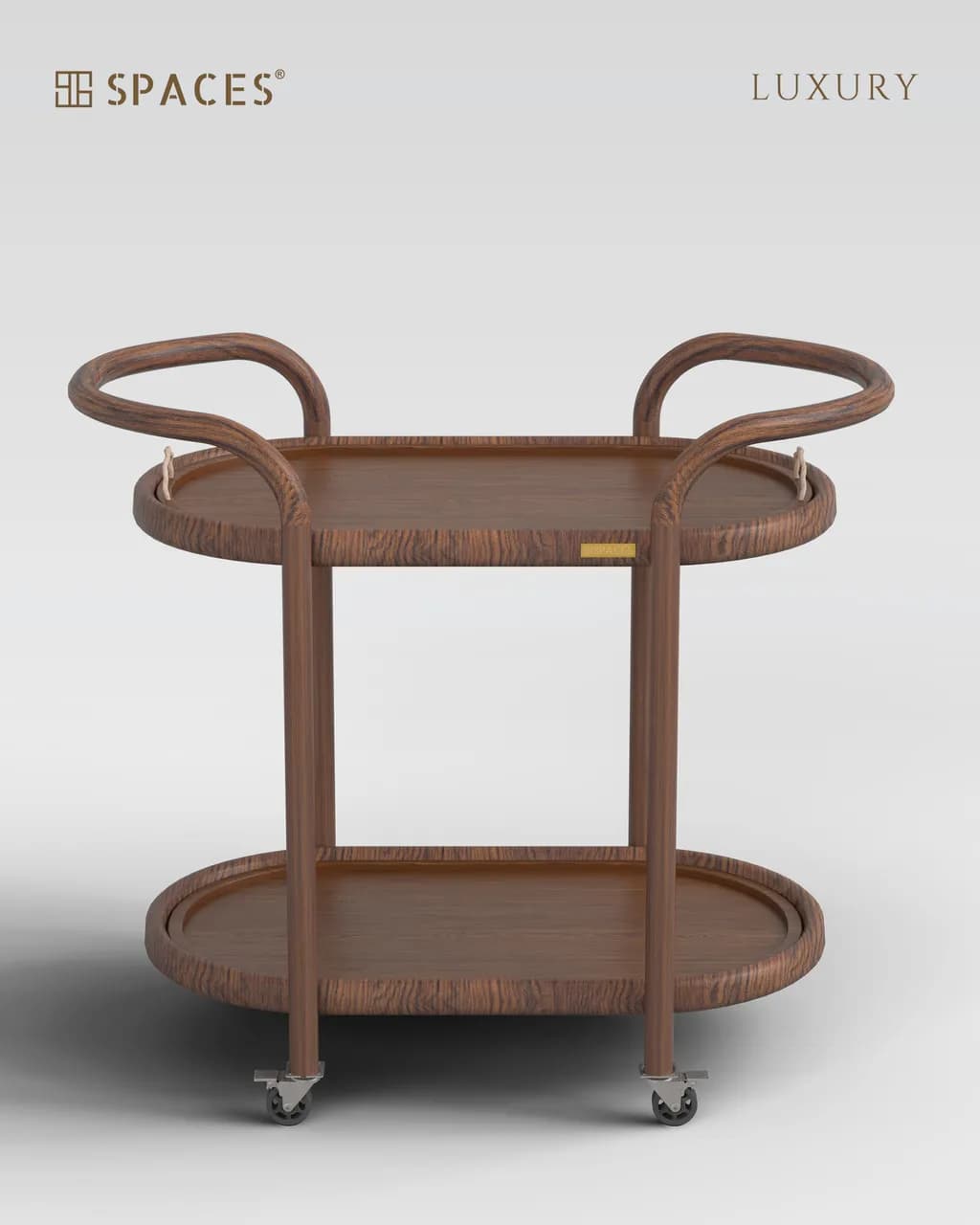 Solid Wood Luxury Tea Trolley